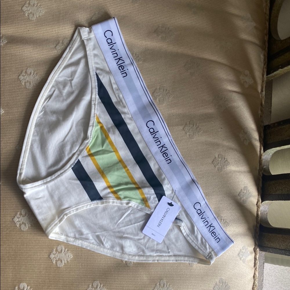 Calvin Klein Striped Bikini Briefs